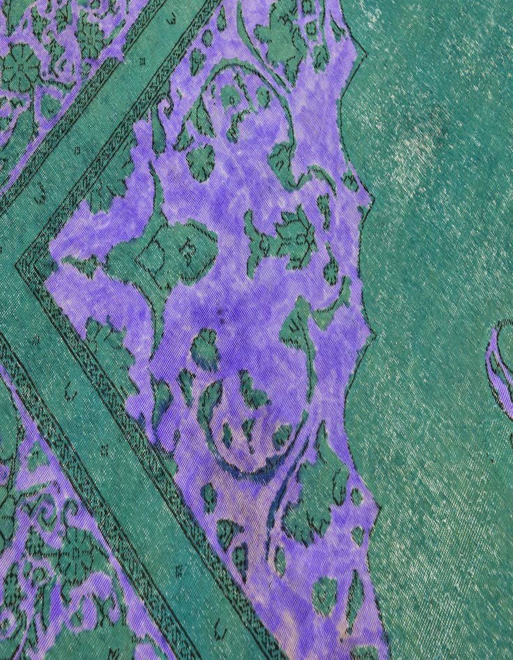 Detail image of 9' x 12' 4 Hand Knotted Ultra Vintage Persian Wool Rug