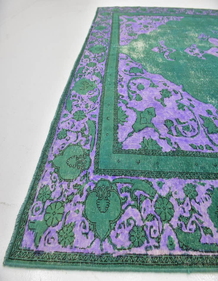 Detail image of 9' x 12' 4 Hand Knotted Ultra Vintage Persian Wool Rug