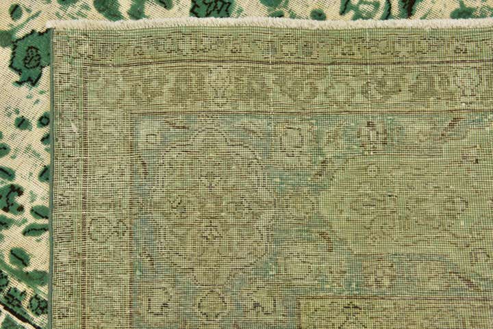 9' 9 x 12' 8 Hand Knotted Ultra Vintage Persian Wool Rug