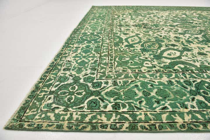 9' 9 x 12' 8 Hand Knotted Ultra Vintage Persian Wool Rug