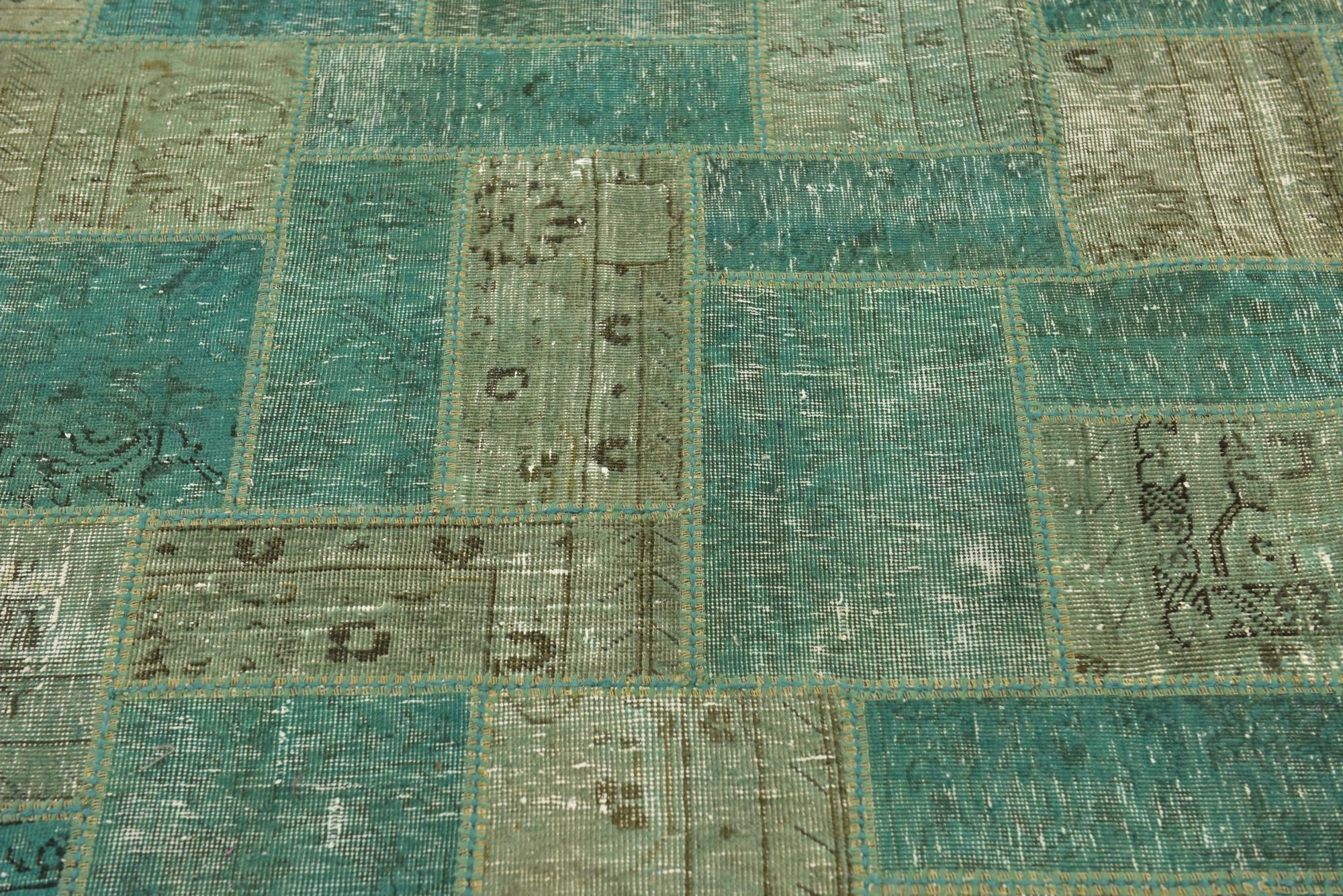5' 10 x 7' 10 Hand Knotted Ultra Vintage Persian Wool Rug
