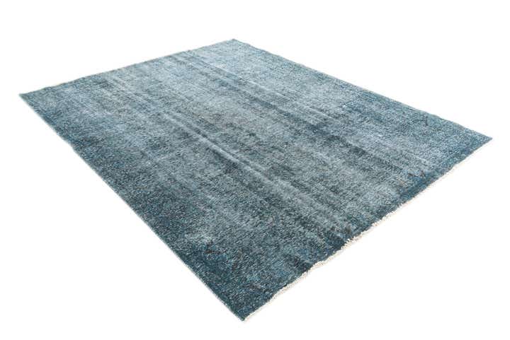 8' x 10' Hand Knotted Ultra Vintage Persian Wool Rug