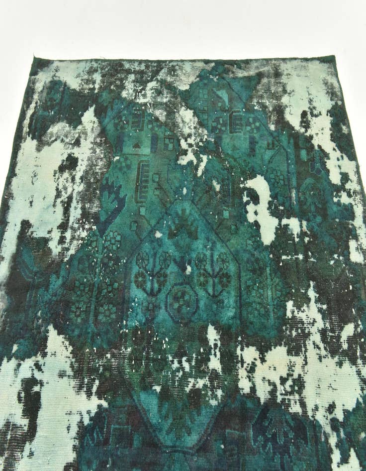 Detail image of 5' x 6' 6  Hand Knotted Ultra Vintage Persian Wool Rug