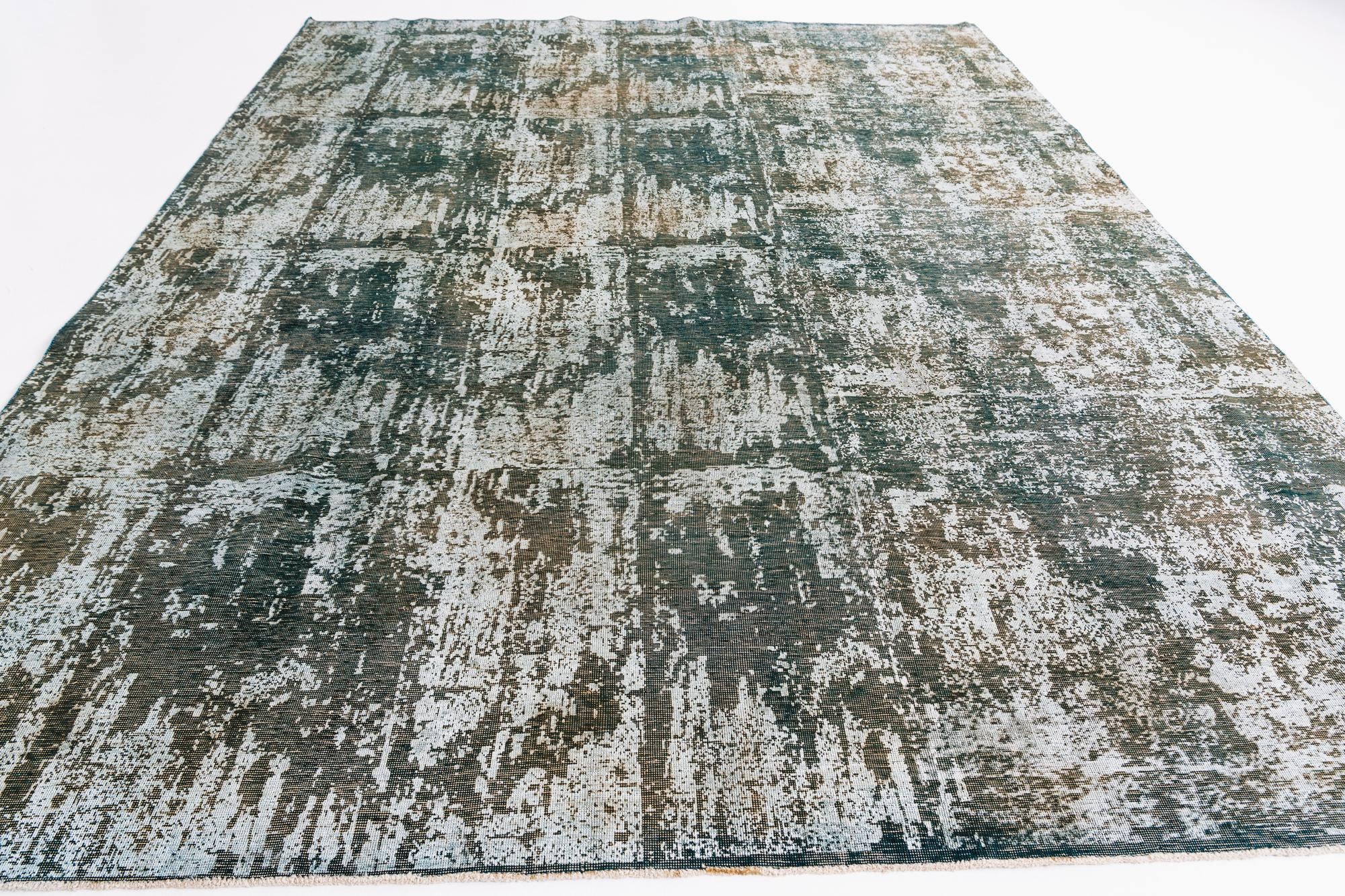 9' 7 x 12' 4 Hand Knotted Ultra Vintage Persian Wool Rug