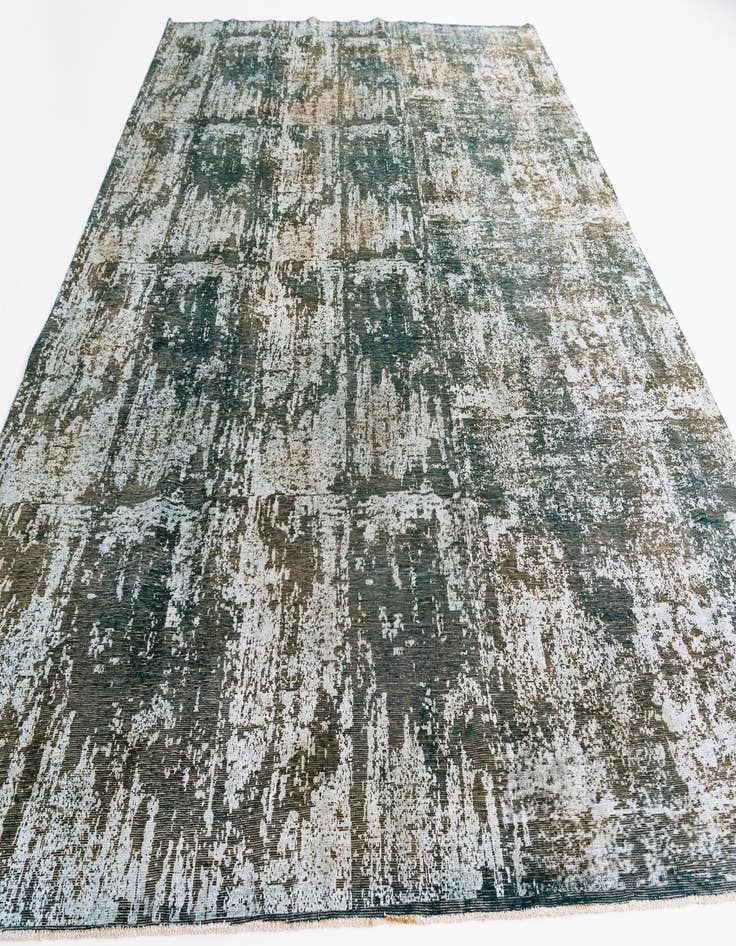 Detail image of 9' 7 x 12' 4  Hand Knotted Ultra Vintage Persian Wool Rug