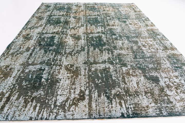 9' 7 x 12' 4 Hand Knotted Ultra Vintage Persian Wool Rug