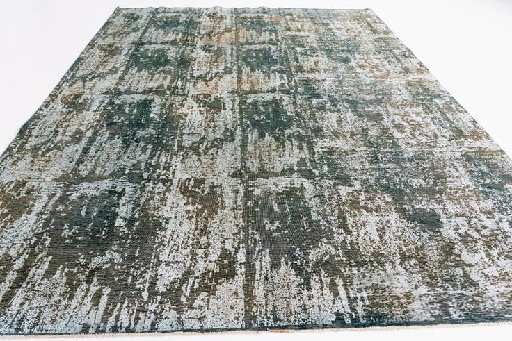 Detail image of 9' 7 x 12' 4 Hand Knotted Ultra Vintage Persian Wool Rug