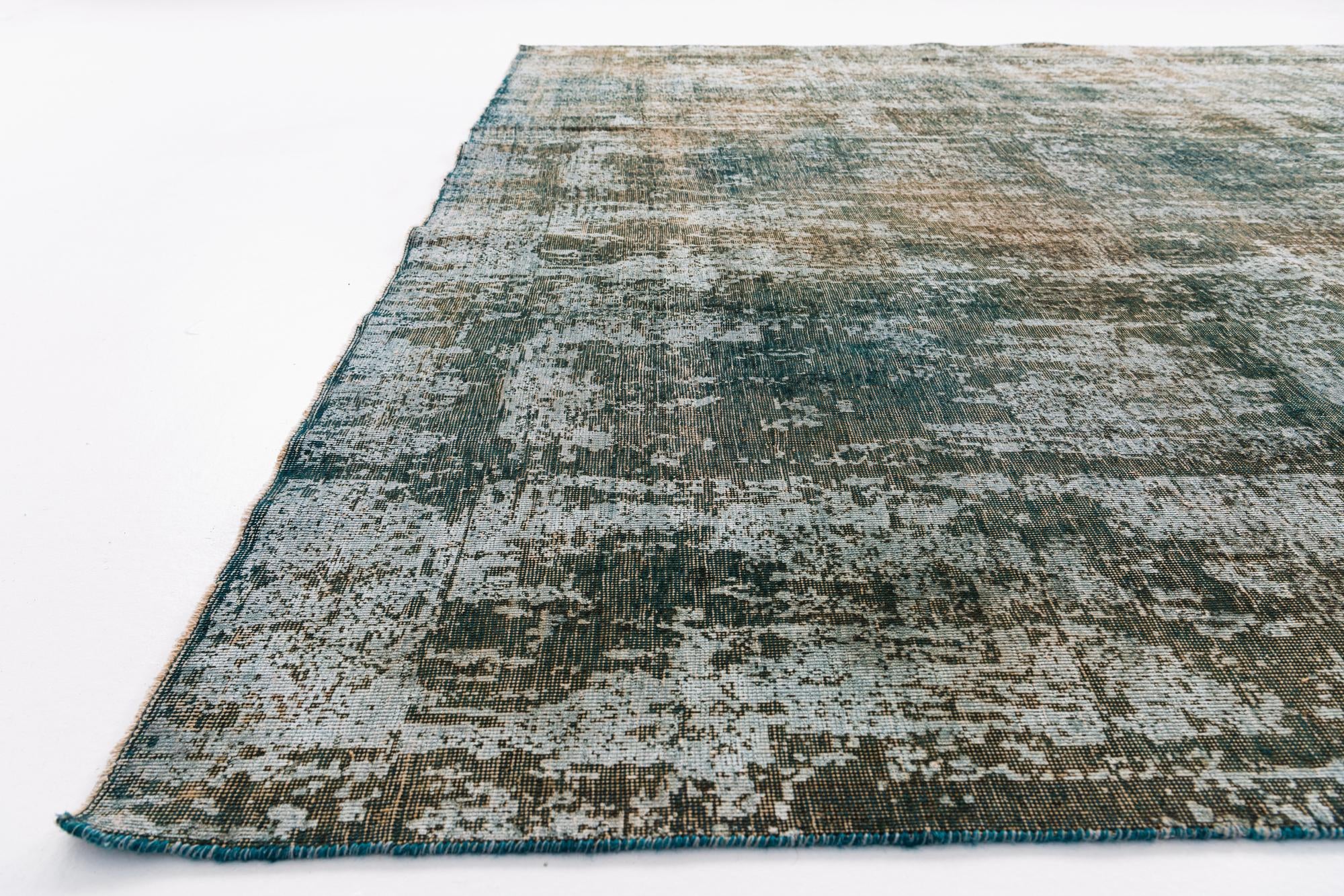 9' 7 x 12' 4 Hand Knotted Ultra Vintage Persian Wool Rug