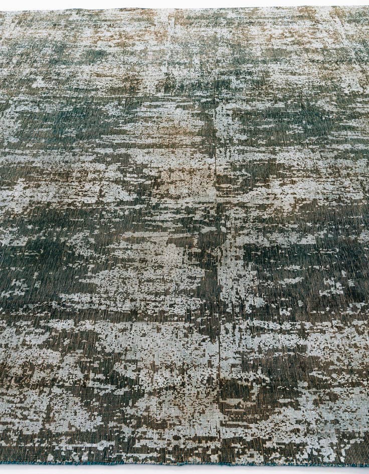 Detail image of 9' 7 x 12' 4  Hand Knotted Ultra Vintage Persian Wool Rug