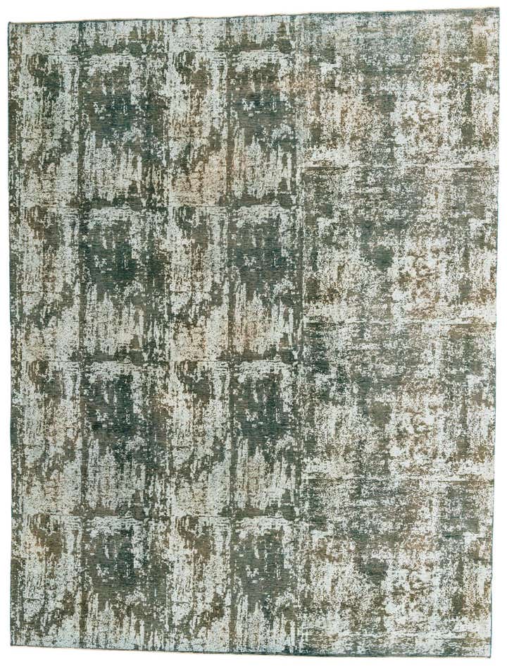 9' 7 x 12' 4 Hand Knotted Ultra Vintage Persian Wool Rug