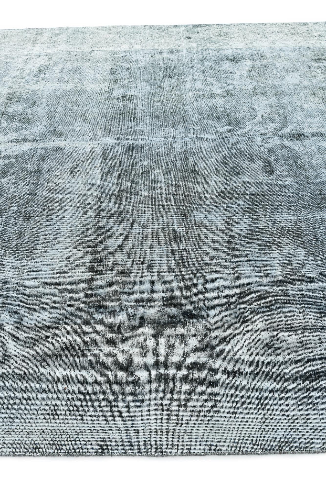 9' 8 x 12' 7 Hand Knotted Ultra Vintage Persian Wool Rug