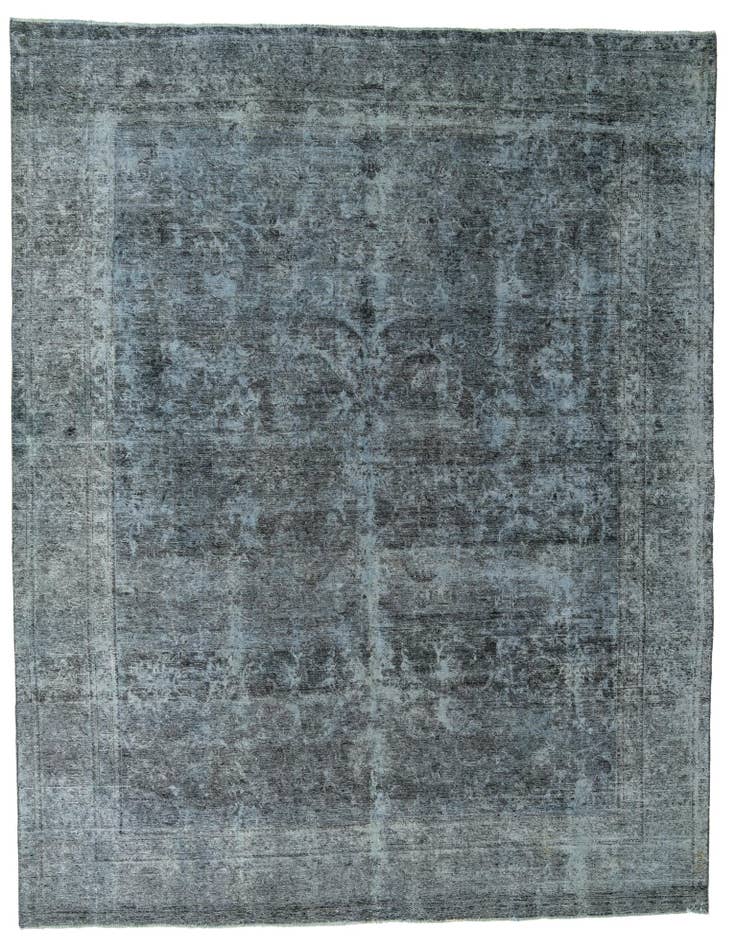Detail image of 9' 8 x 12' 7 Hand Knotted Ultra Vintage Persian Wool Rug