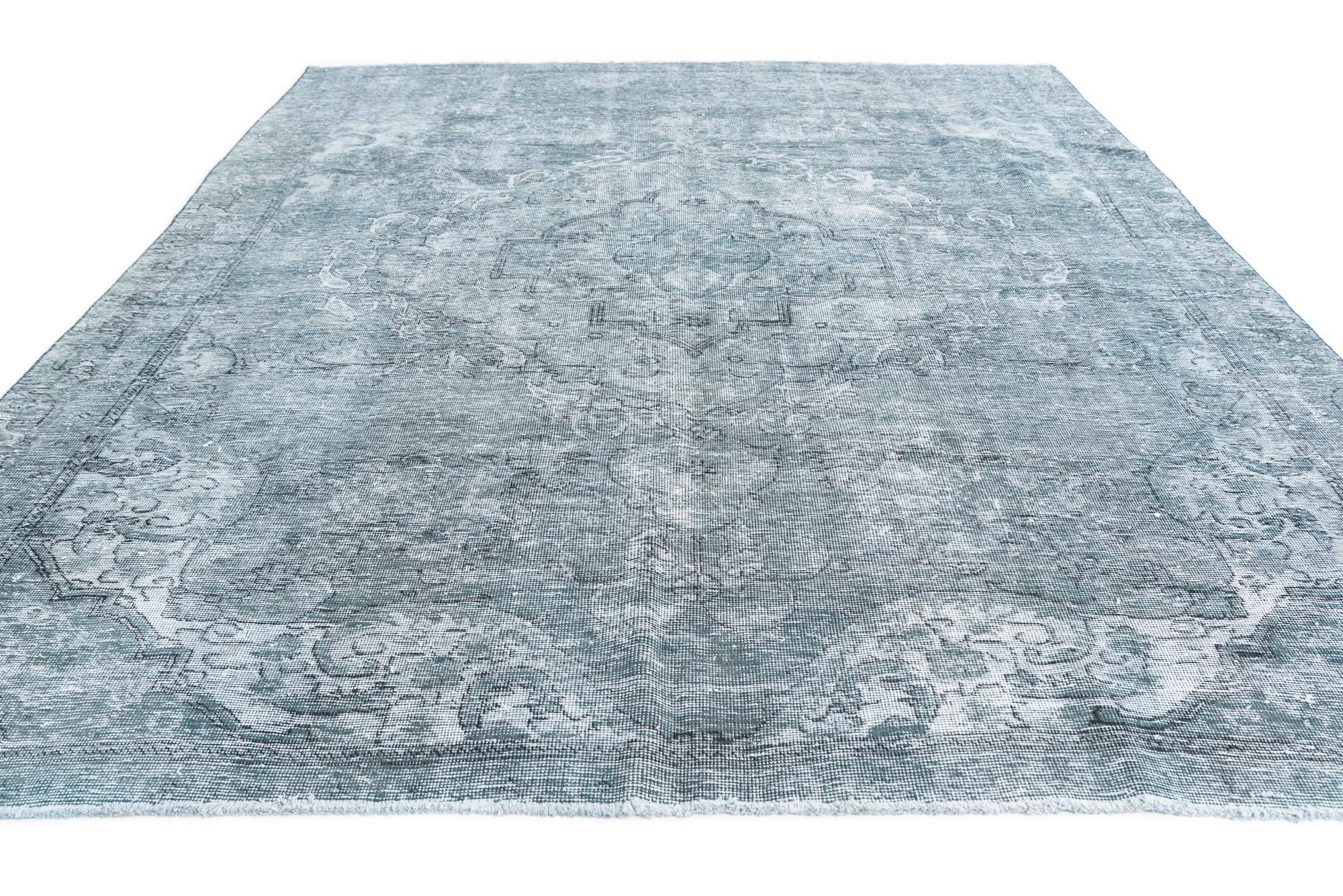 8' 4 x 10' 4 Hand Knotted Ultra Vintage Persian Wool Rug