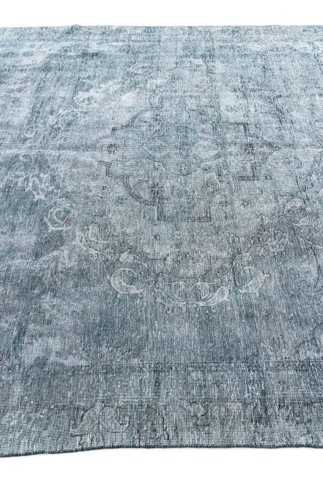 Detail image of 8' 4 x 10' 4 Hand Knotted Ultra Vintage Persian Wool Rug