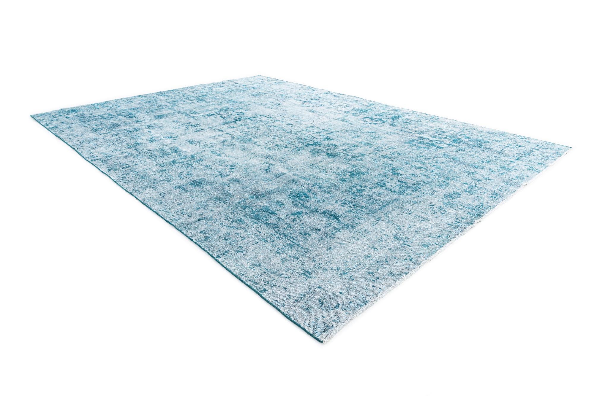 9' x 12' 5 Hand Knotted Ultra Vintage Persian Wool Rug