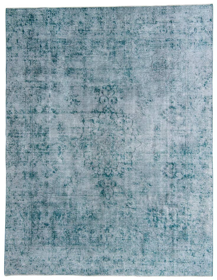 Detail image of 9' x 12' 5 Hand Knotted Ultra Vintage Persian Wool Rug