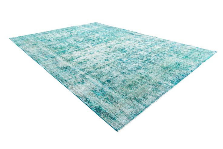 Detail image of 8' 8 x 12' 2 Hand Knotted Ultra Vintage Persian Wool Rug