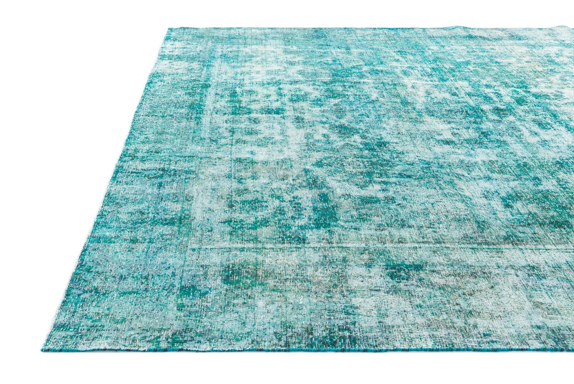 8' 8 x 12' 2 Hand Knotted Ultra Vintage Persian Wool Rug