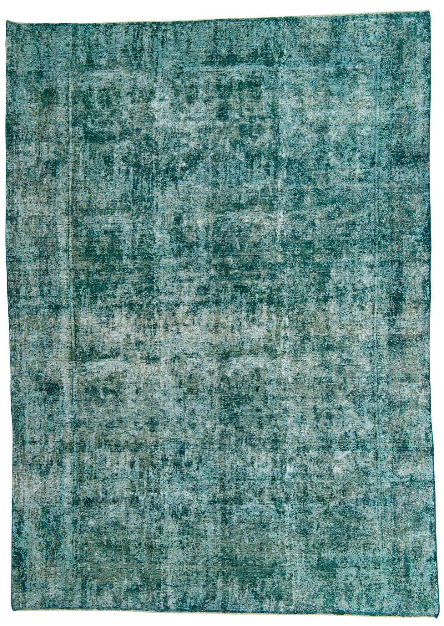 8' 8 x 12' 2 Hand Knotted Ultra Vintage Persian Wool Rug