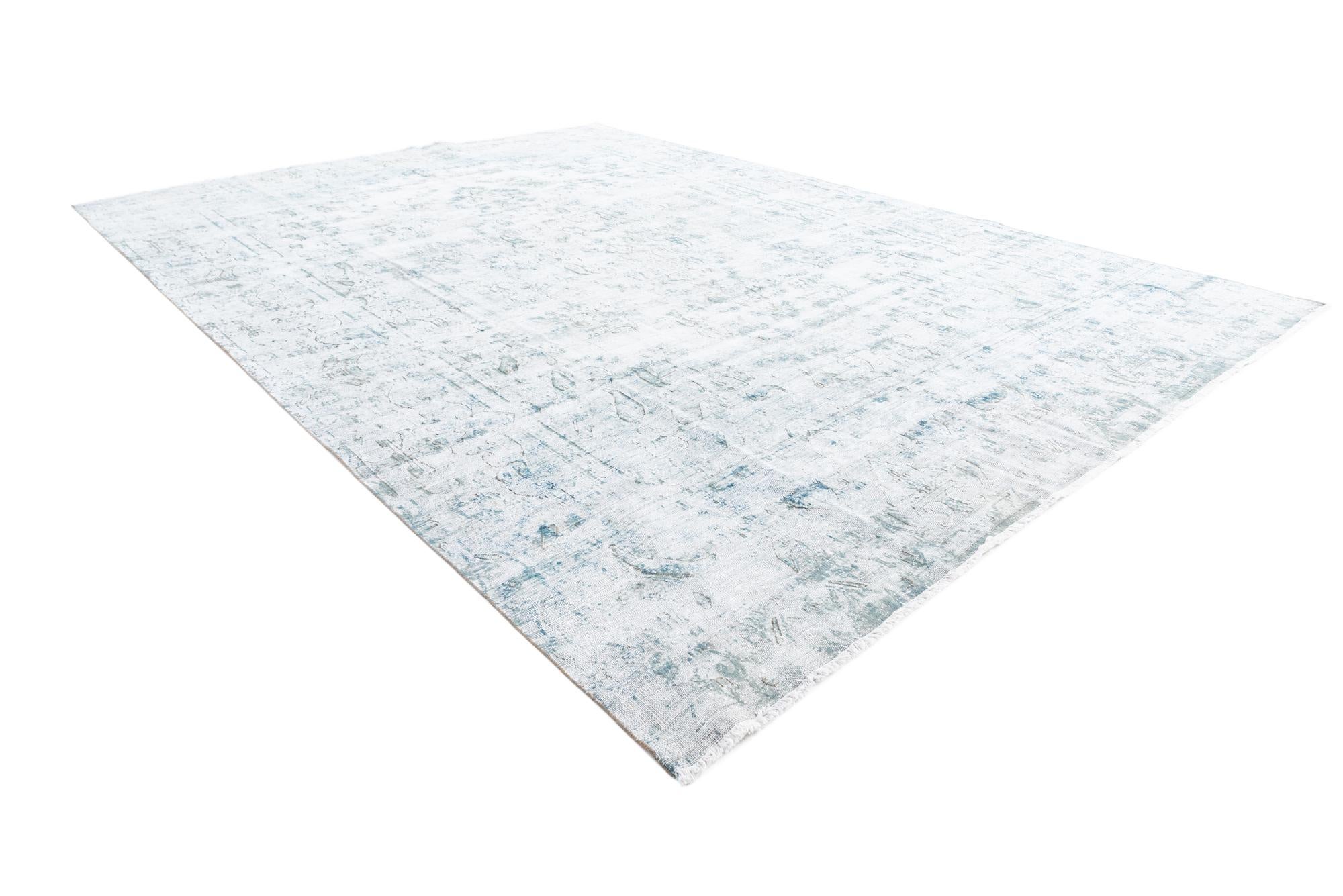 9' 5 x 13' 4 Hand Knotted Ultra Vintage Persian Wool Rug