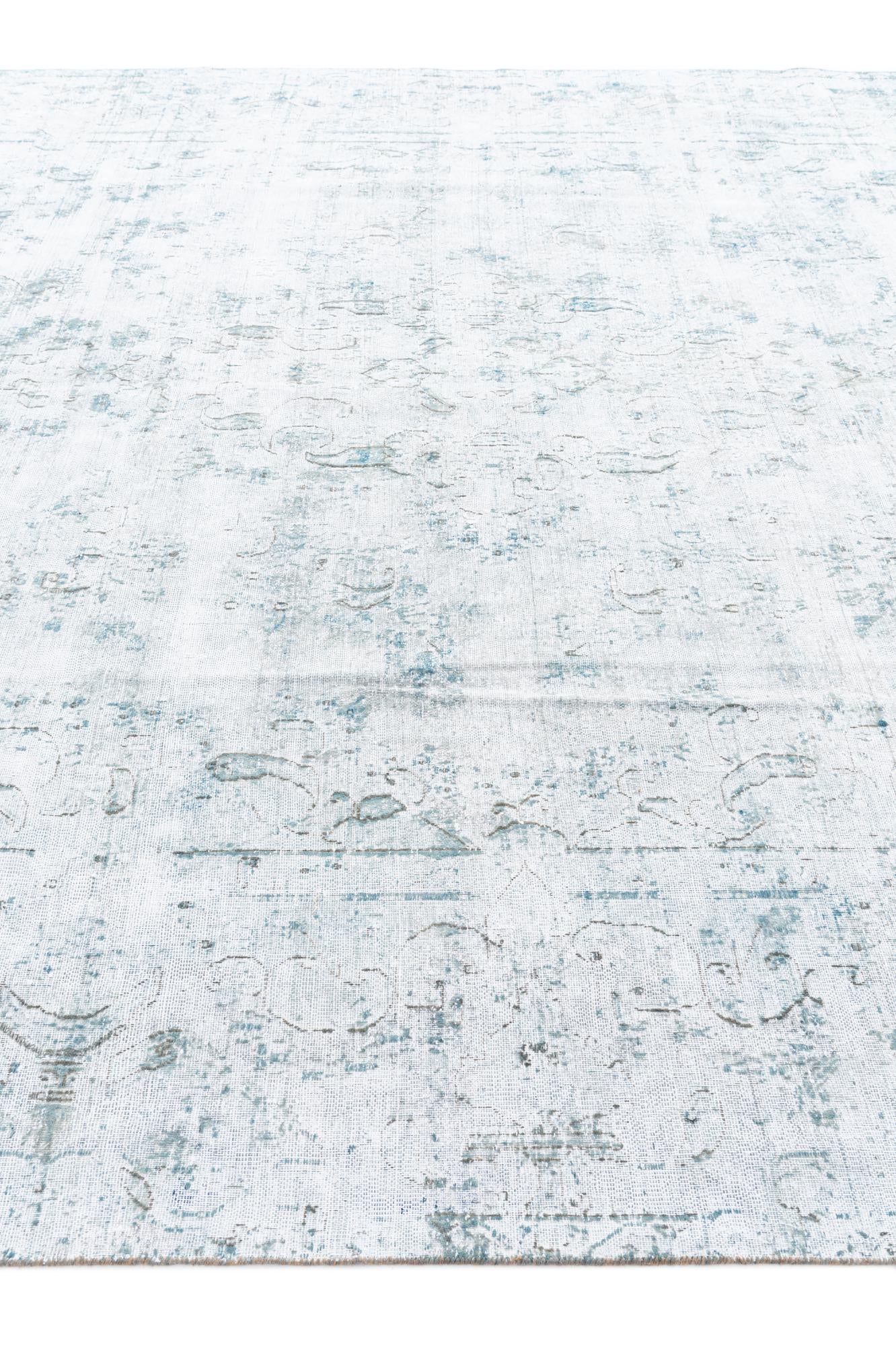 9' 5 x 13' 4 Hand Knotted Ultra Vintage Persian Wool Rug