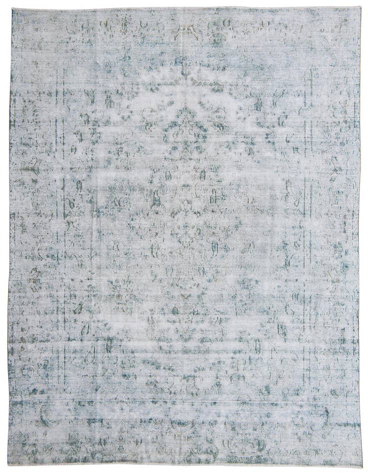 Detail image of 9' 5 x 13' 4 Hand Knotted Ultra Vintage Persian Wool Rug