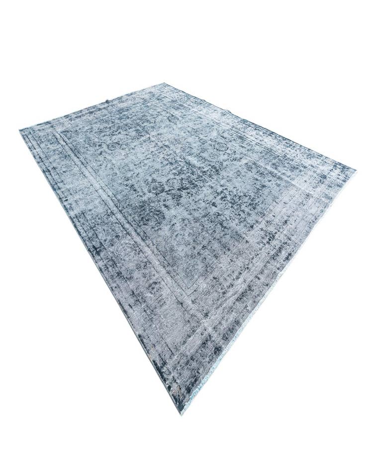 Detail image of 9' 7 x 12' 9  Hand Knotted Ultra Vintage Persian Wool Rug