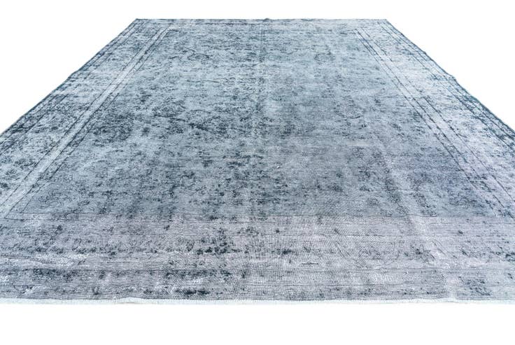 Detail image of 9' 7 x 12' 9 Hand Knotted Ultra Vintage Persian Wool Rug
