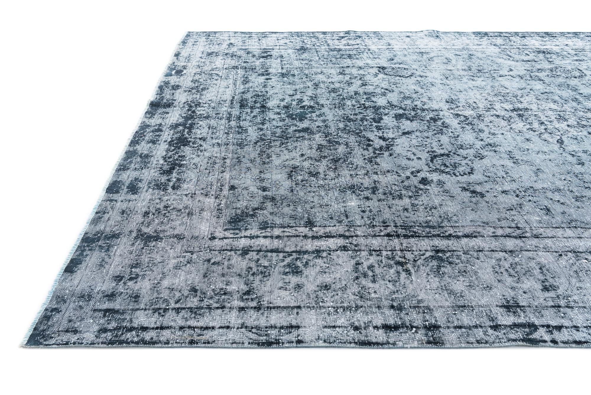 9' 7 x 12' 9 Hand Knotted Ultra Vintage Persian Wool Rug