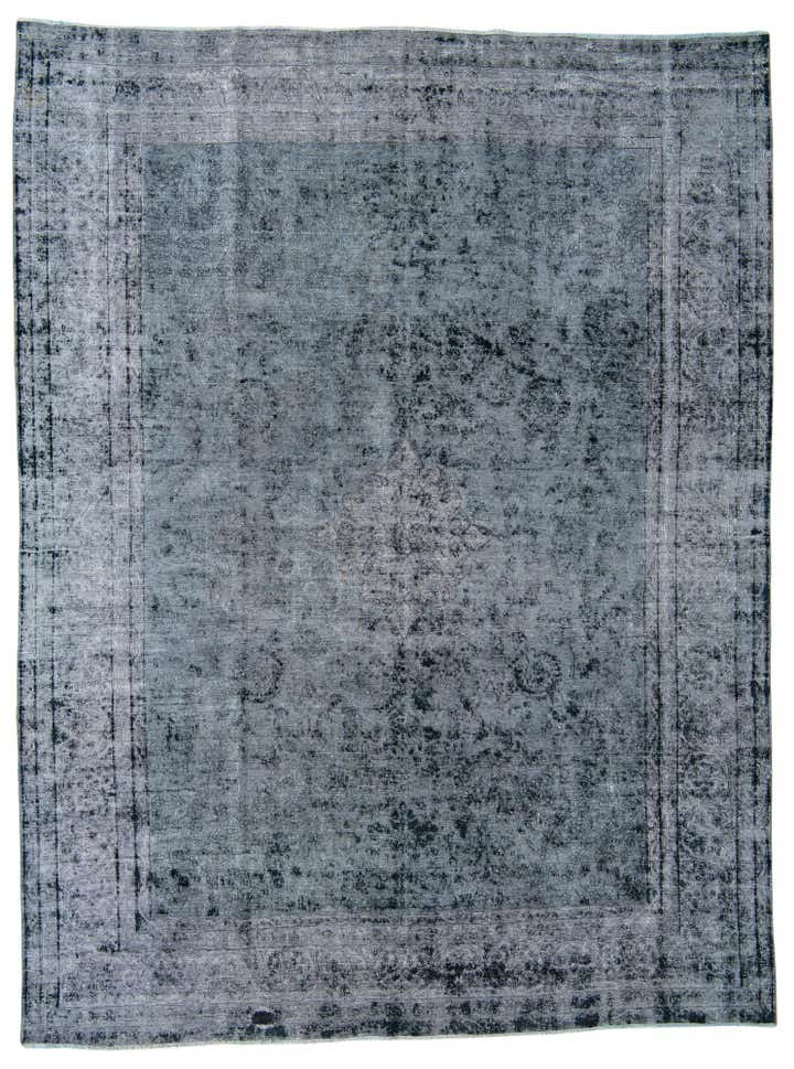 9' 7 x 12' 9 Hand Knotted Ultra Vintage Persian Wool Rug