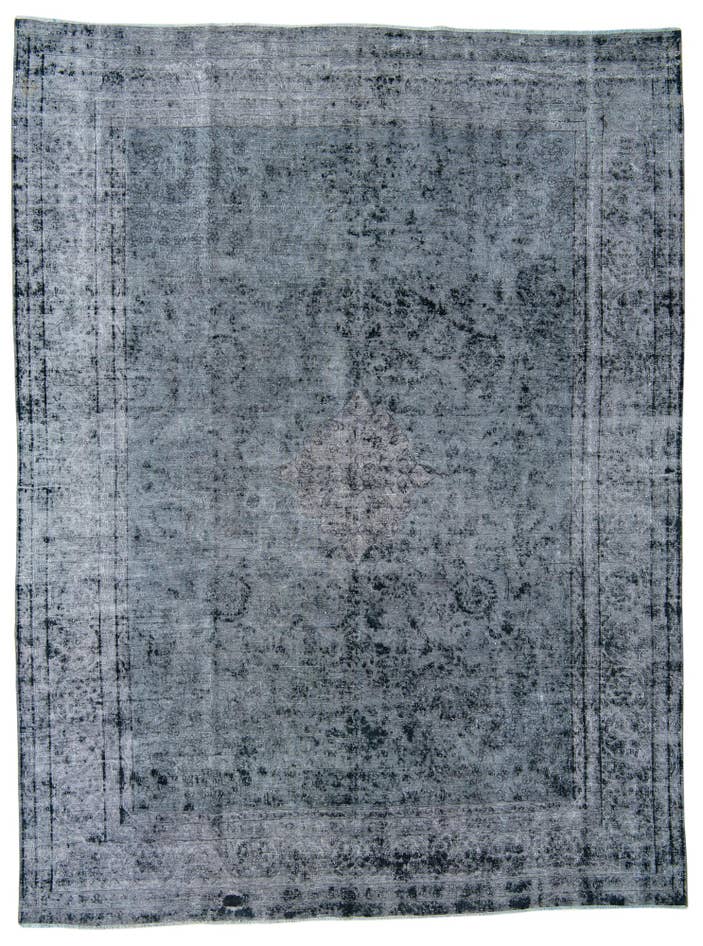 Detail image of 9' 7 x 12' 9 Hand Knotted Ultra Vintage Persian Wool Rug