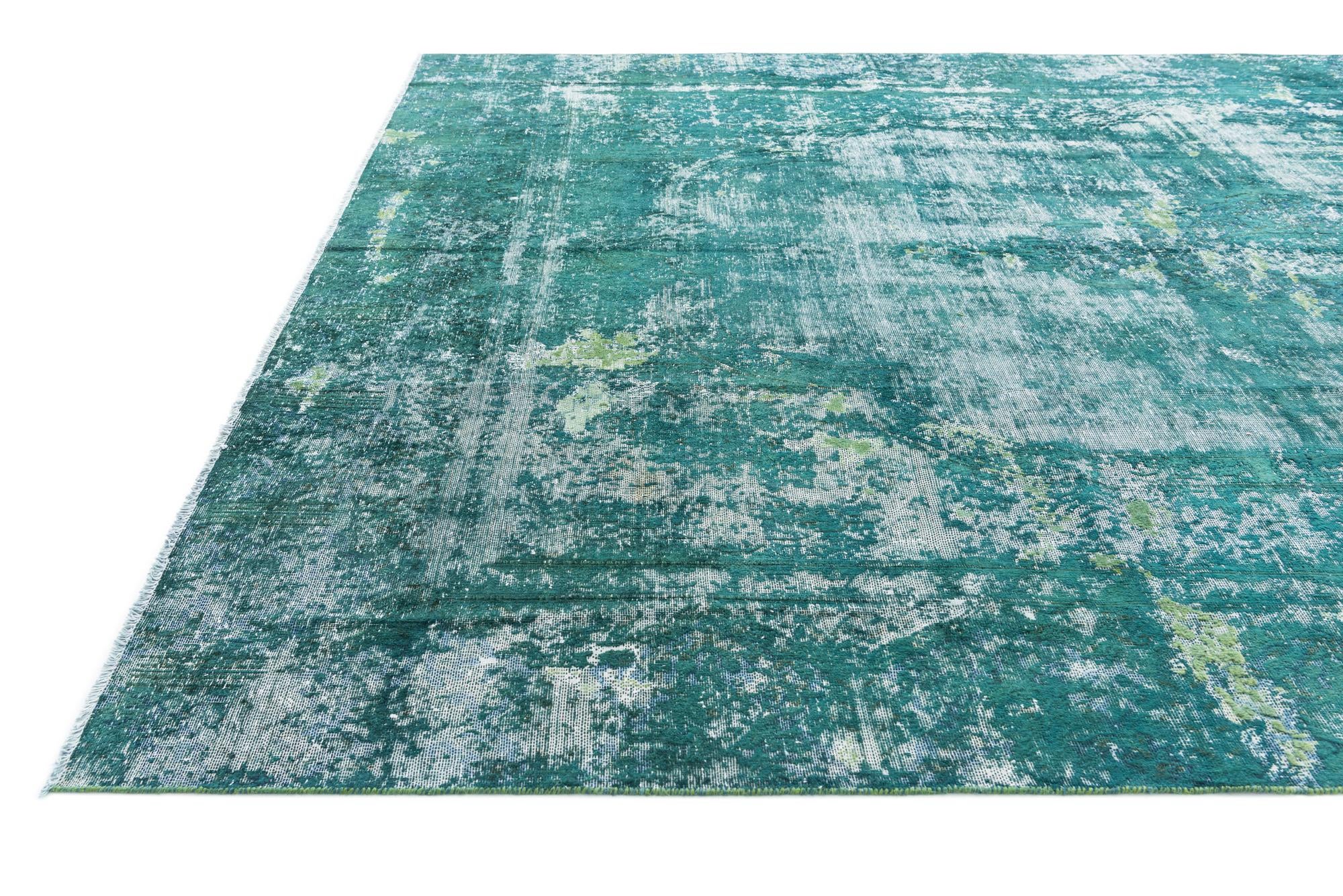 8' 10 x 12' 8 Hand Knotted Ultra Vintage Persian Wool Rug