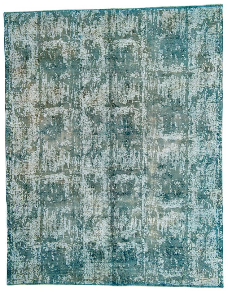 Detail image of 9' x 12' 3 Hand Knotted Ultra Vintage Persian Wool Rug