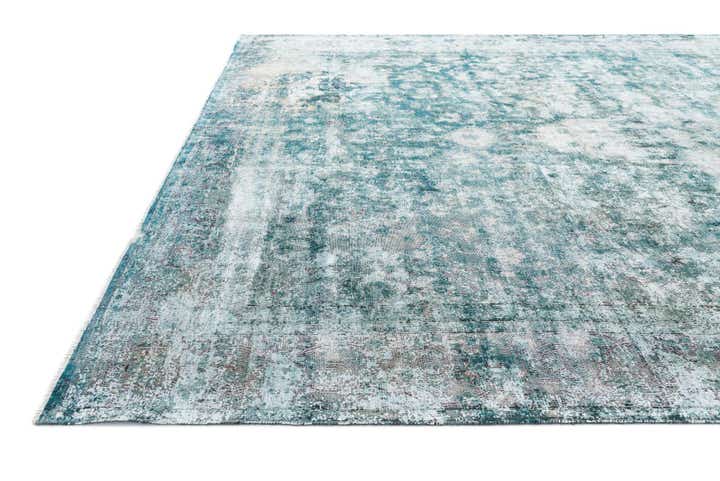 9' 5 x 12' 10 Hand Knotted Ultra Vintage Persian Wool Rug