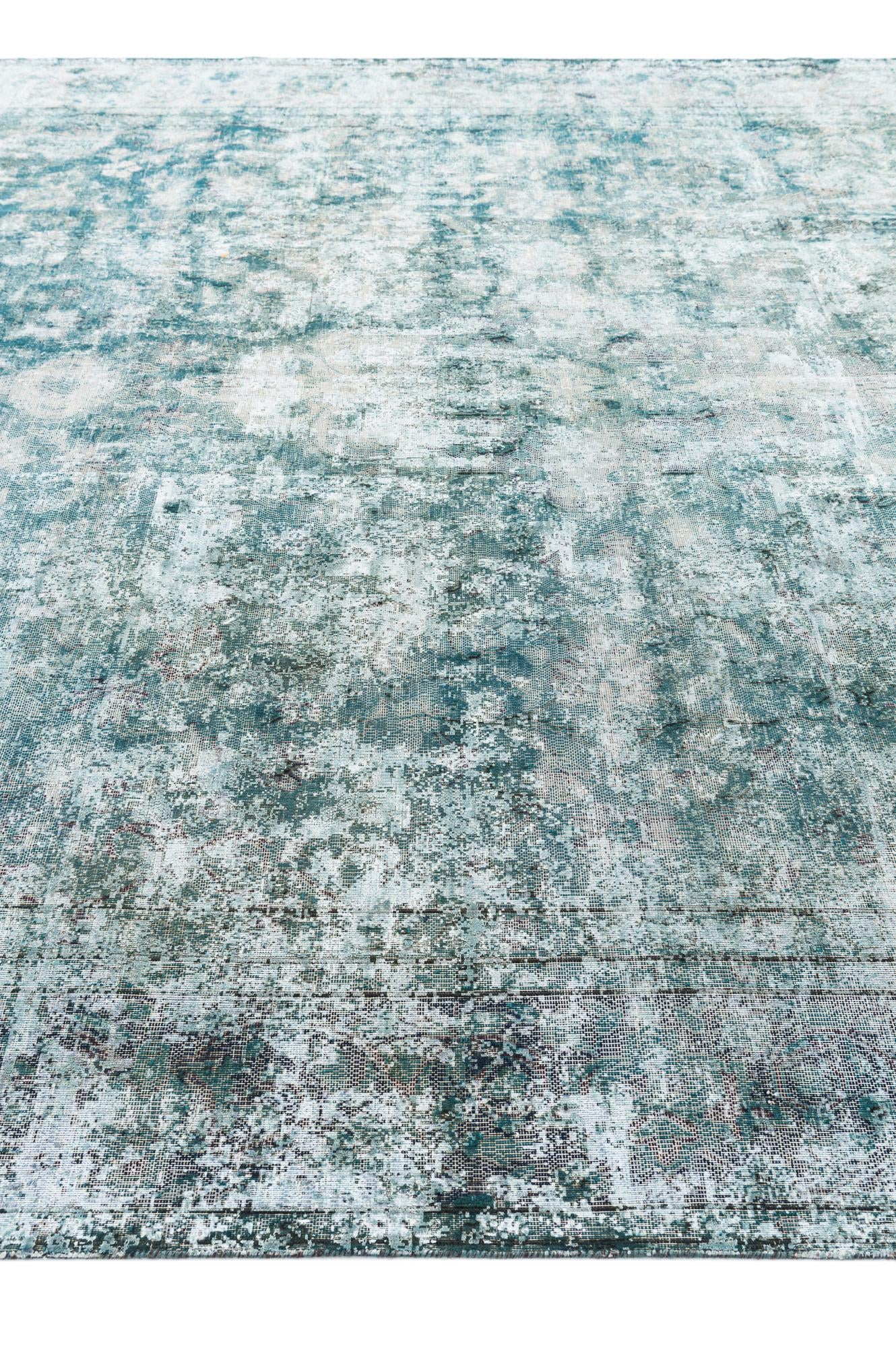 9' 5 x 12' 10 Hand Knotted Ultra Vintage Persian Wool Rug