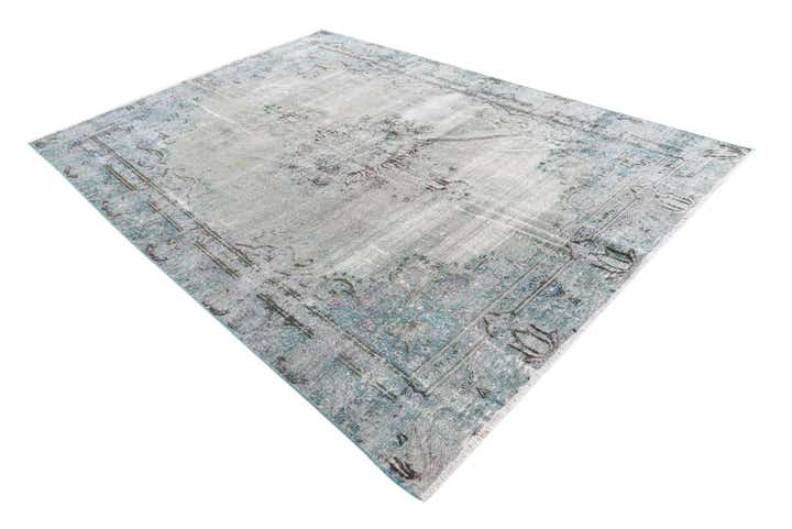 6' 6 x 9' Hand Knotted Ultra Vintage Persian Wool Rug