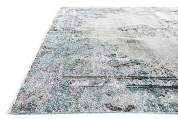 6' 6 x 9' Hand Knotted Ultra Vintage Persian Wool Rug