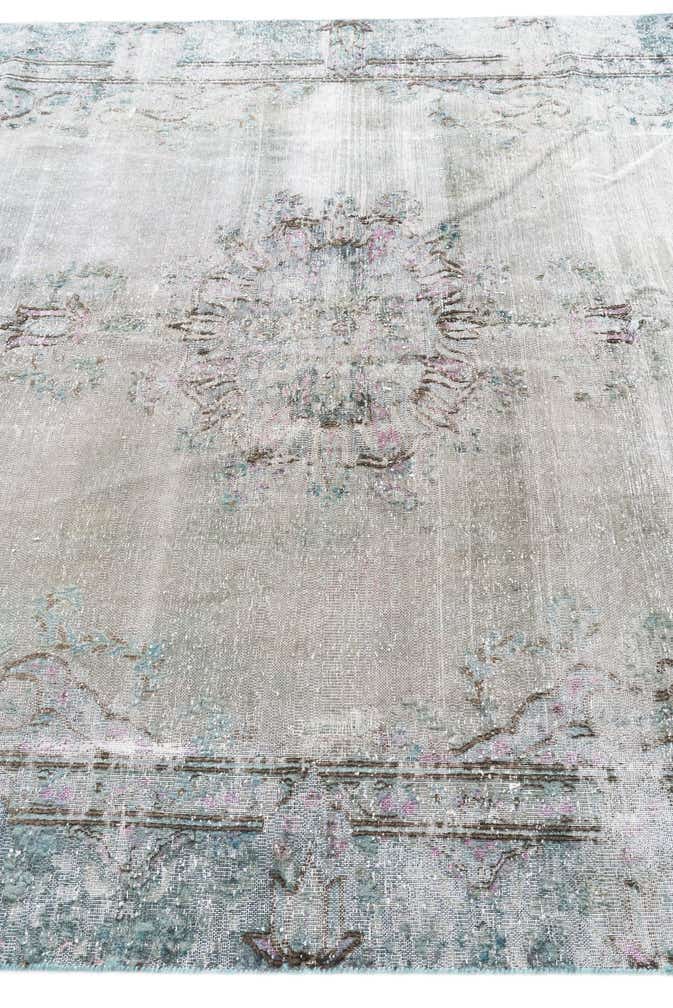 6' 6 x 9' Hand Knotted Ultra Vintage Persian Wool Rug