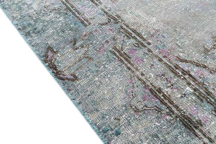 Detail image of 6' 6 x 9' Hand Knotted Ultra Vintage Persian Wool Rug