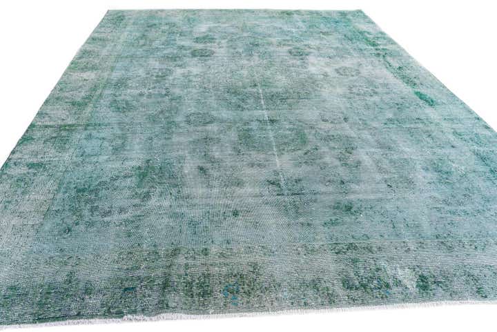 8' 8 x 11' 6 Hand Knotted Ultra Vintage Persian Wool Rug