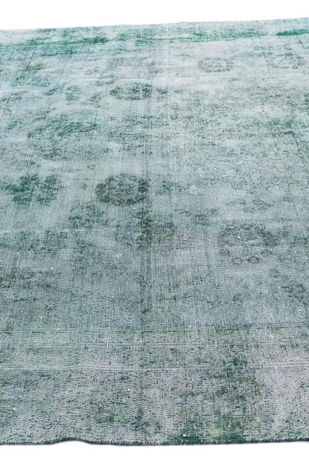 Detail image of 8' 8 x 11' 6 Hand Knotted Ultra Vintage Persian Wool Rug