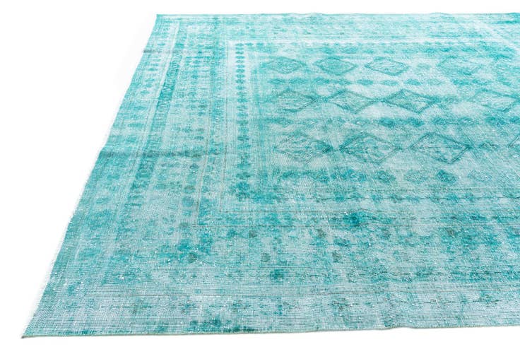 Detail image of 9' 5 x 12' 4 Hand Knotted Ultra Vintage Persian Wool Rug