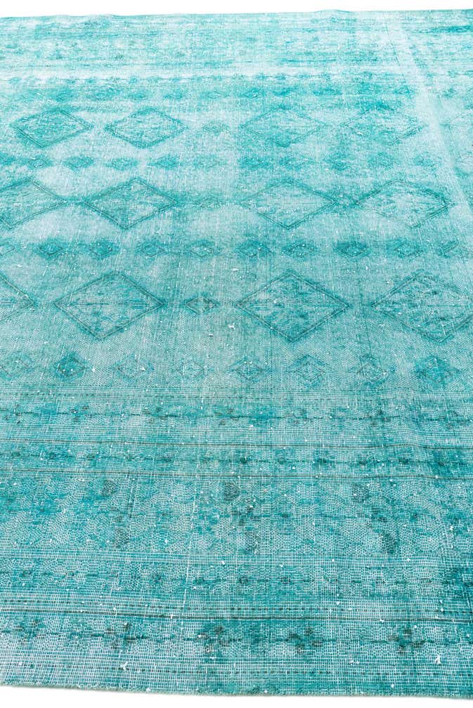 9' 5 x 12' 4 Hand Knotted Ultra Vintage Persian Wool Rug
