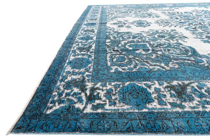 9' 8 x 12' 9 Hand Knotted Ultra Vintage Persian Wool Rug