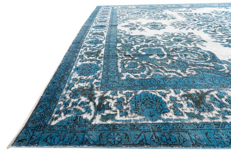 Detail image of 9' 8 x 12' 9 Hand Knotted Ultra Vintage Persian Wool Rug