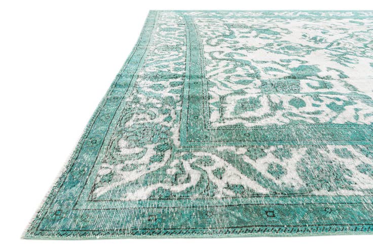 Detail image of 9' 7 x 12' 7 Hand Knotted Ultra Vintage Persian Wool Rug