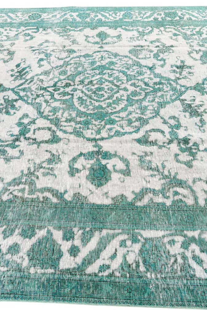 9' 7 x 12' 7 Hand Knotted Ultra Vintage Persian Wool Rug