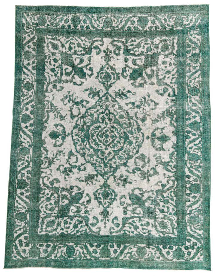 9' 7 x 12' 7 Hand Knotted Ultra Vintage Persian Wool Rug