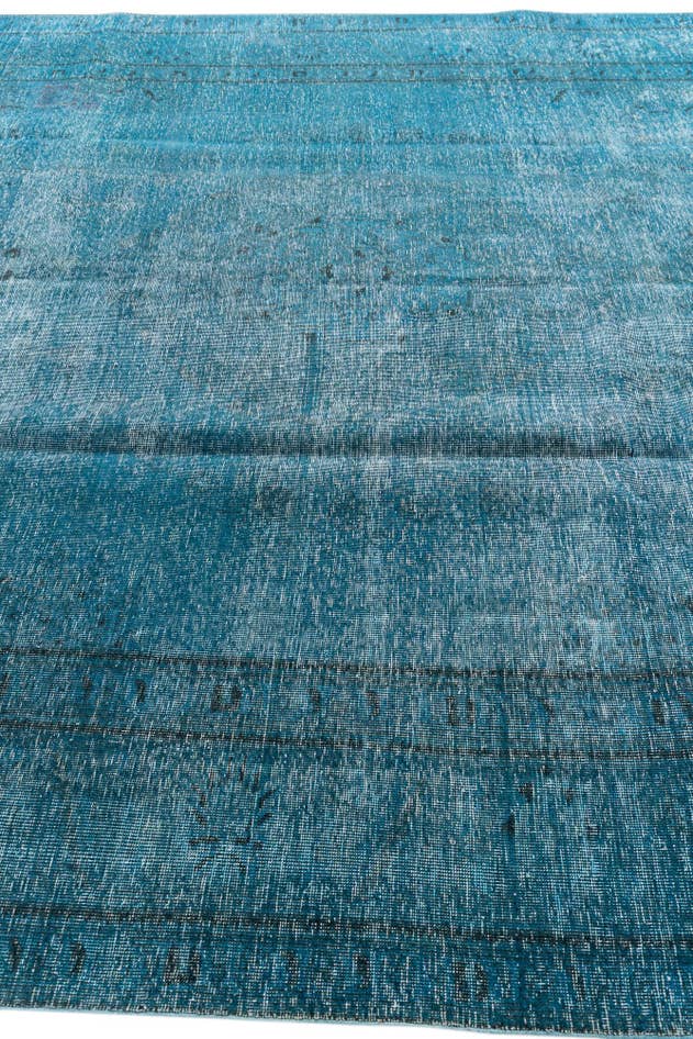 Detail image of 9' 5 x 12' 1 Hand Knotted Ultra Vintage Persian Wool Rug