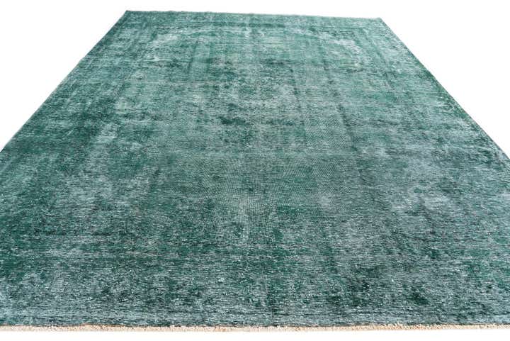9' 6 x 12' 4 Hand Knotted Ultra Vintage Persian Wool Rug